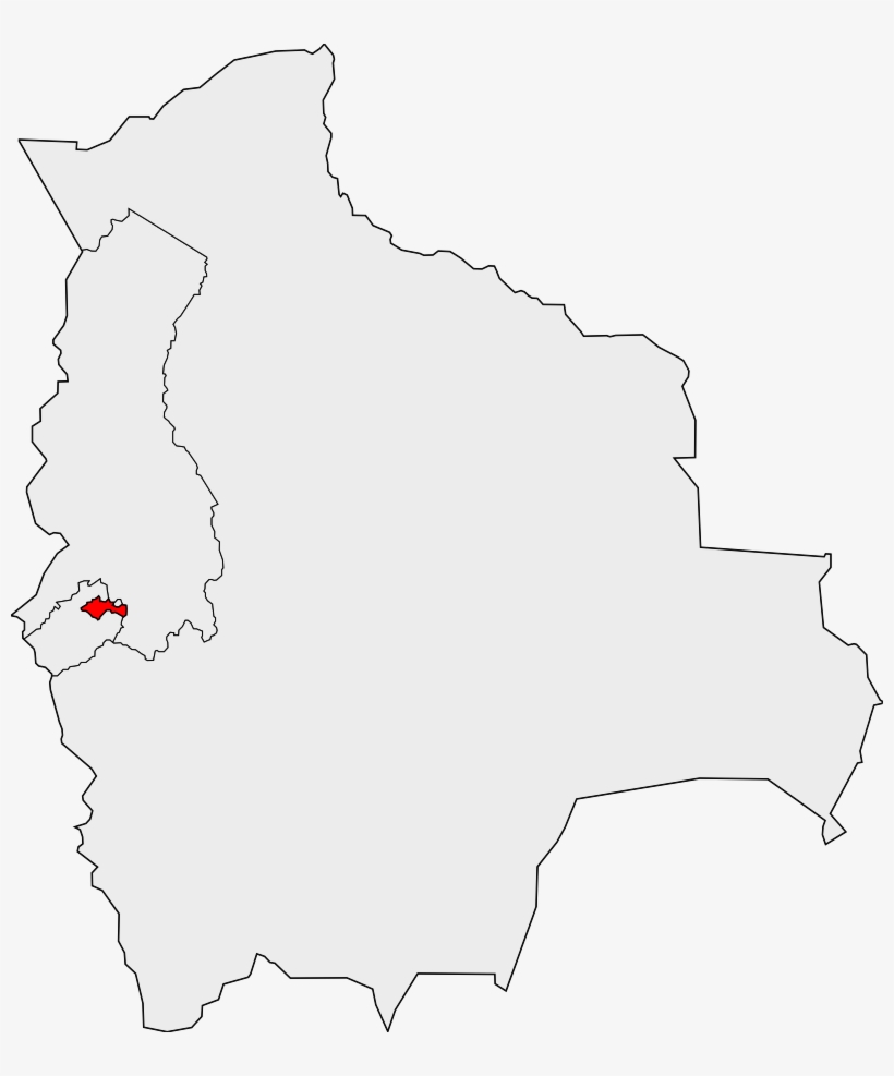 File - Coro Coro - Ubicación - Bolivia Silhouette Map, transparent png download