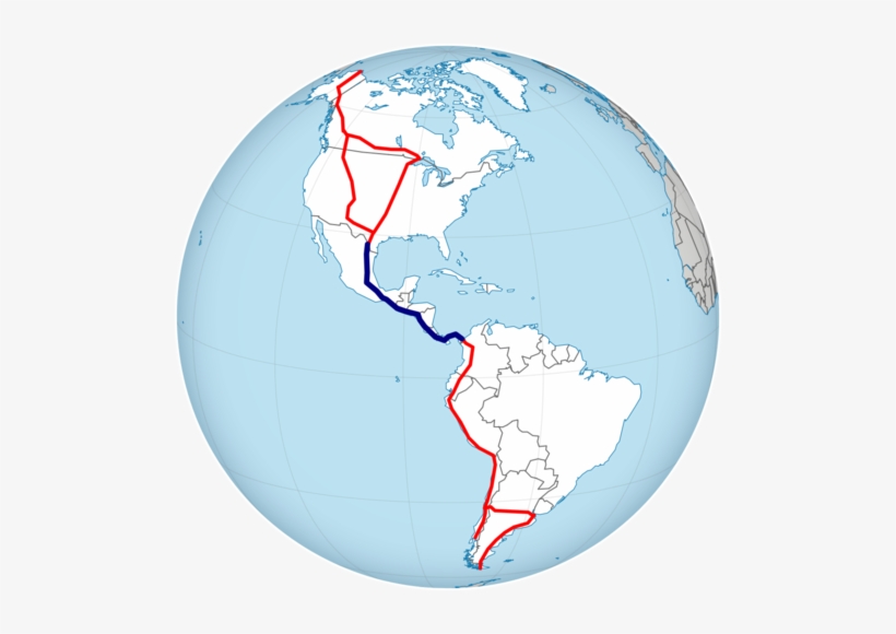 Carretera Interamericana Map - Cuba On The Globe, transparent png download