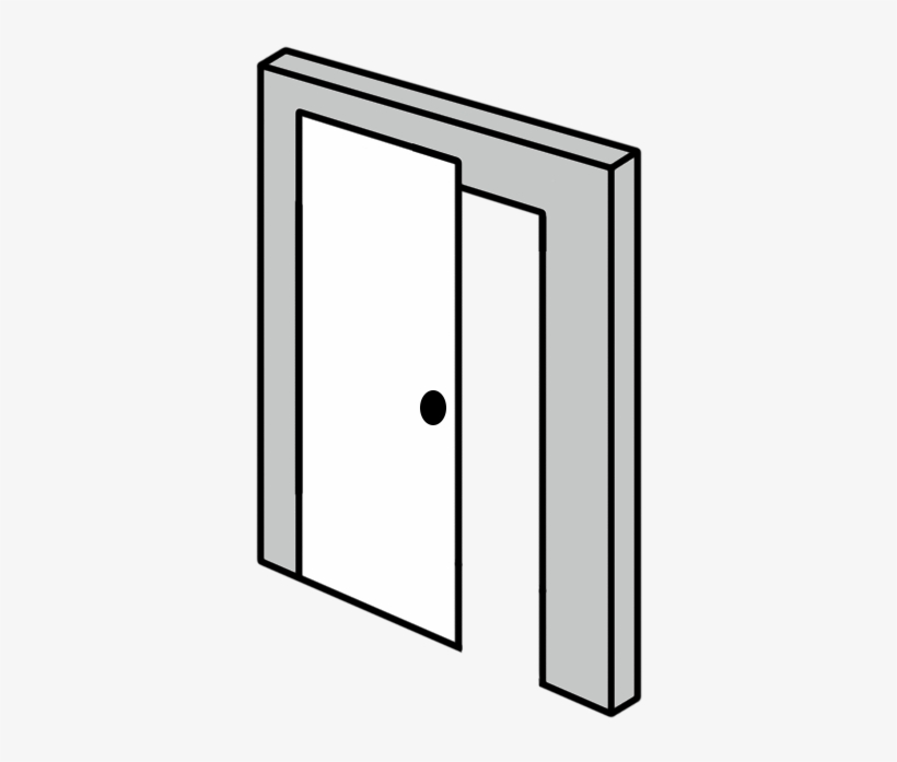 Along A Doorway, And All Mechanism Is Hidden Behind - Door, transparent png download