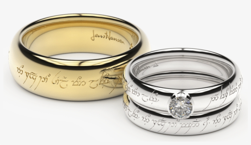 Precious Lord Of The Rings Pendant Necklace - Engagement Ring, transparent png download