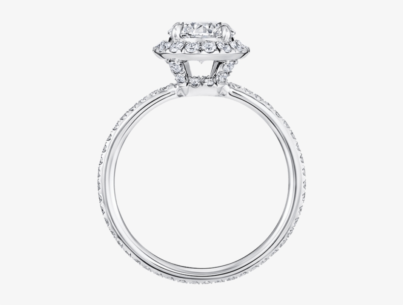 The One, An Exceptional Engagement Ring By Harry Winston - Harry Winston Oval Halo Ring, transparent png download