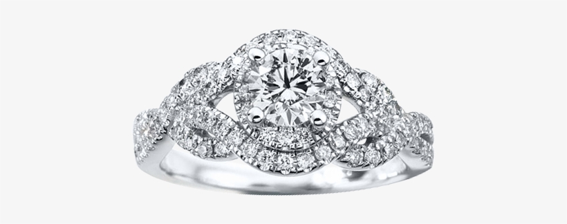 Guys Are Likely A Little Apprehensive About Finding - Previously Owned Ring 1 Ct Tw Diamonds 14k White Gold, transparent png download
