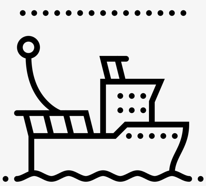 Moored Boat Icon - Icon, transparent png download