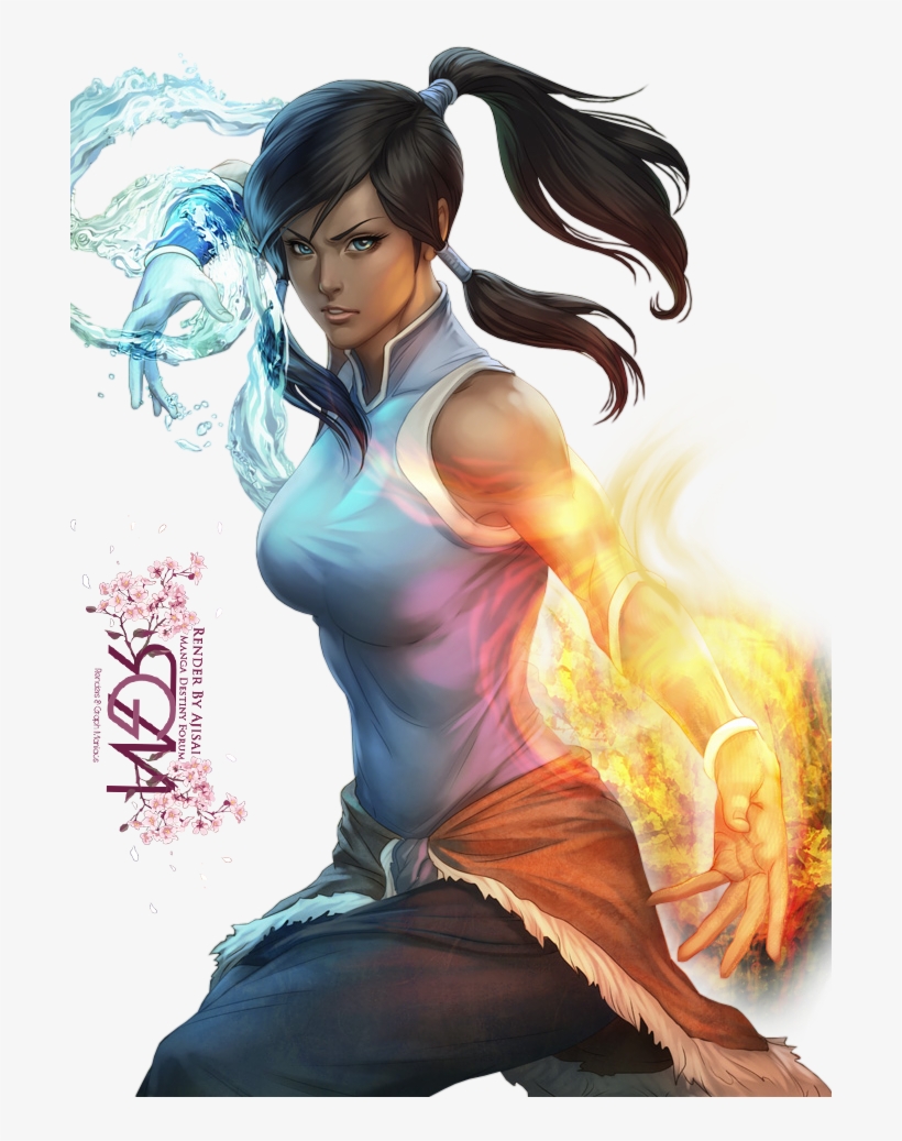 Artgerm Korra - Korra And Avatar, transparent png download
