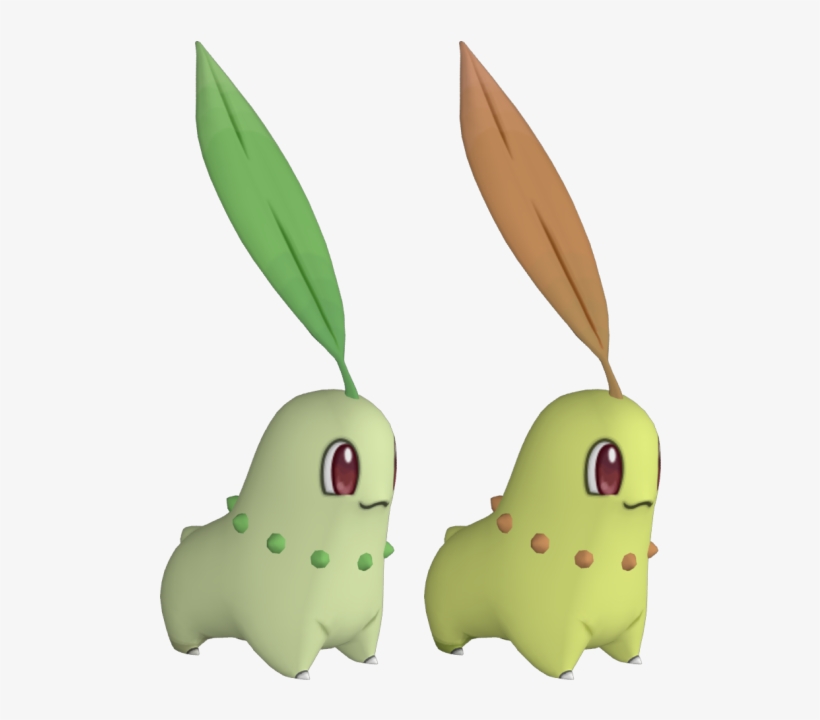 Download Zip Archive - Pokemon Chikorita Model, transparent png download
