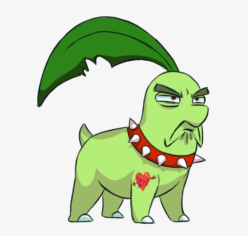 Searched "chikorita" On Google Images, Found This, - Chikorita Bad, transparent png download