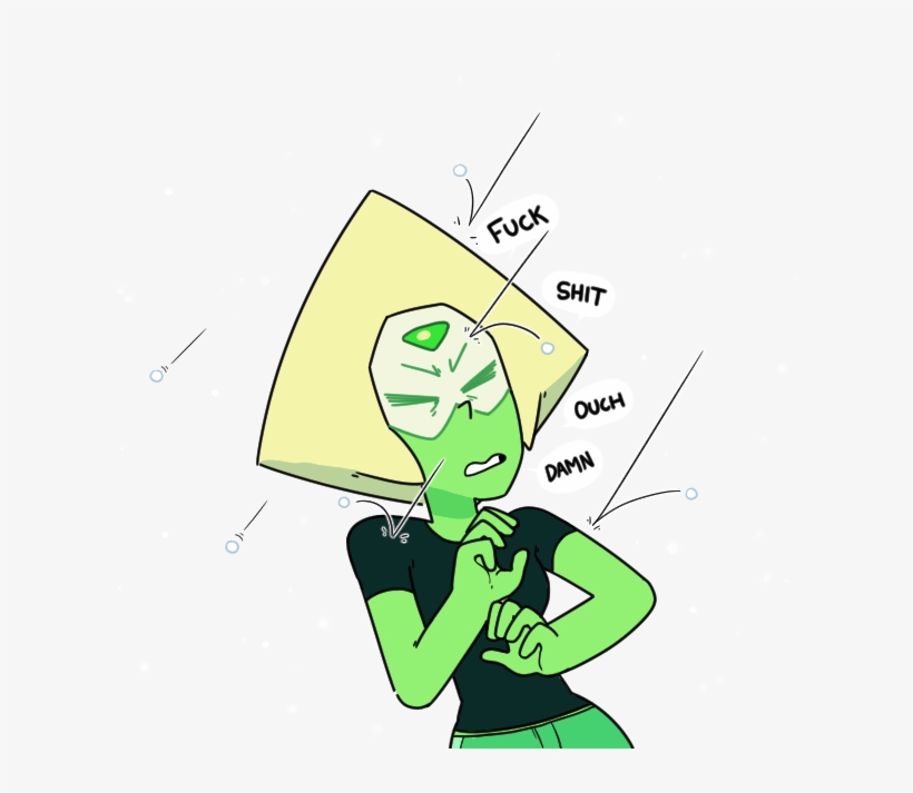 Peridot Experiencing Hail For The First Time - Ouch Damn, transparent png download