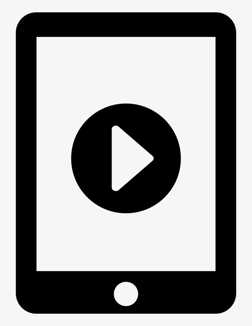 Ipad Video Player Ipad Icono PNG Image Transparent PNG Free Download on SeekPNG