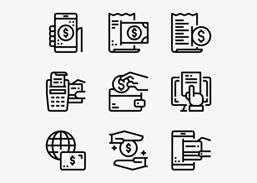 Payment Method 30 Icons - Math Icons, transparent png download