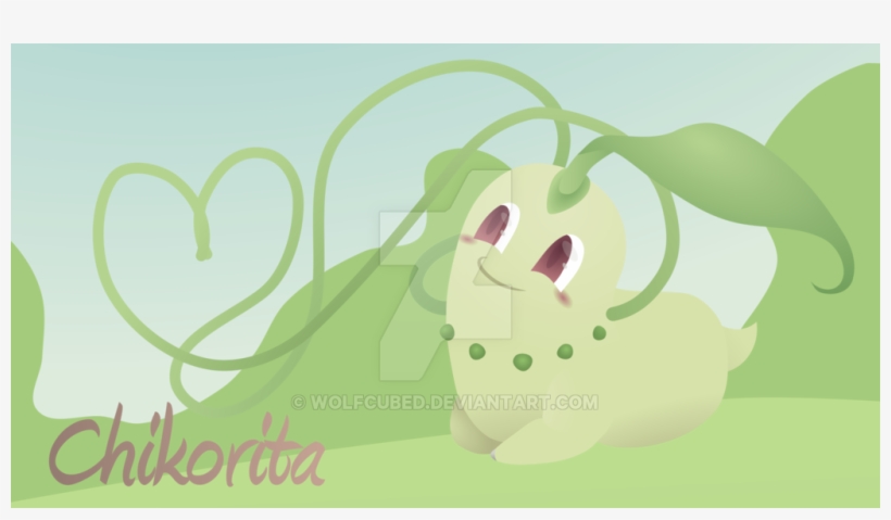 Chikorita Tile Wallpaper By Lemon Heartss - Wallpaper, transparent png download