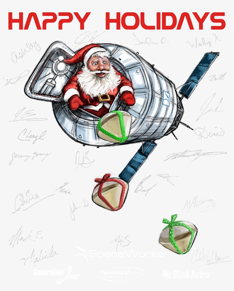 Happy Holidays From Spaceworks - Sketch, transparent png download
