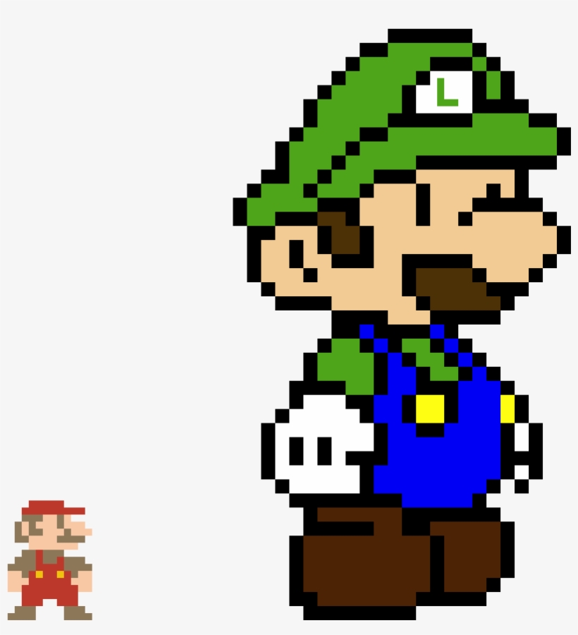 Big Brother - Mario Pixel Art, transparent png download