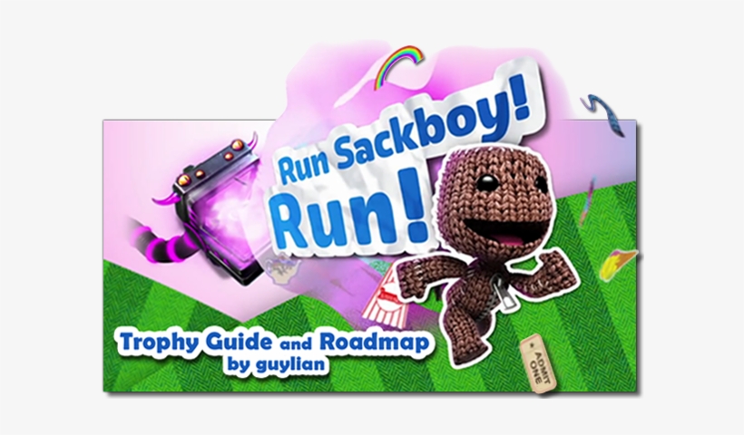 Banner And Title Images By Guylian = That's Me - Run Sackboy! Run!, transparent png download