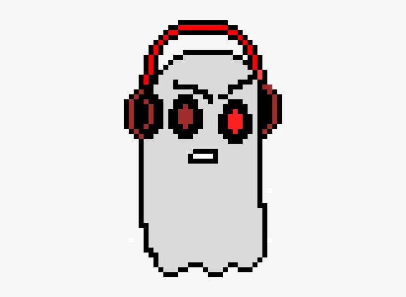 Evil Napstablook - Pixel Art, transparent png download