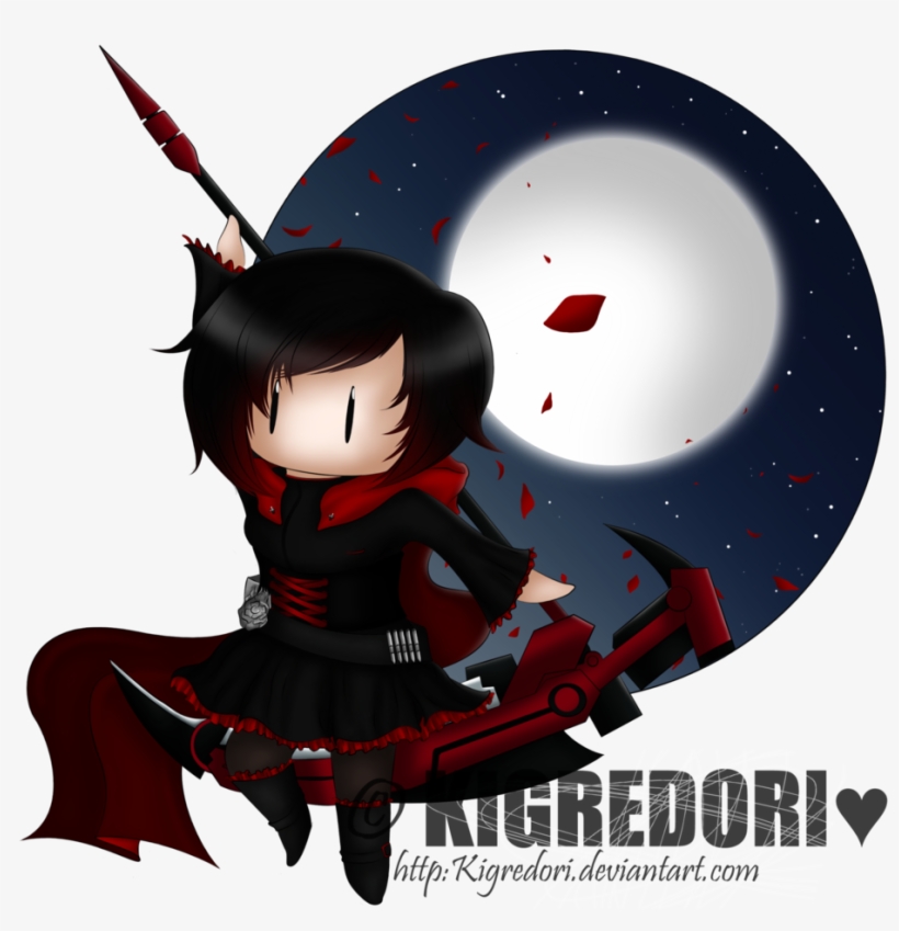 Rwby - Ruby Rose - - By Kigredori - Deviantart - Com - Rwby, transparent png download