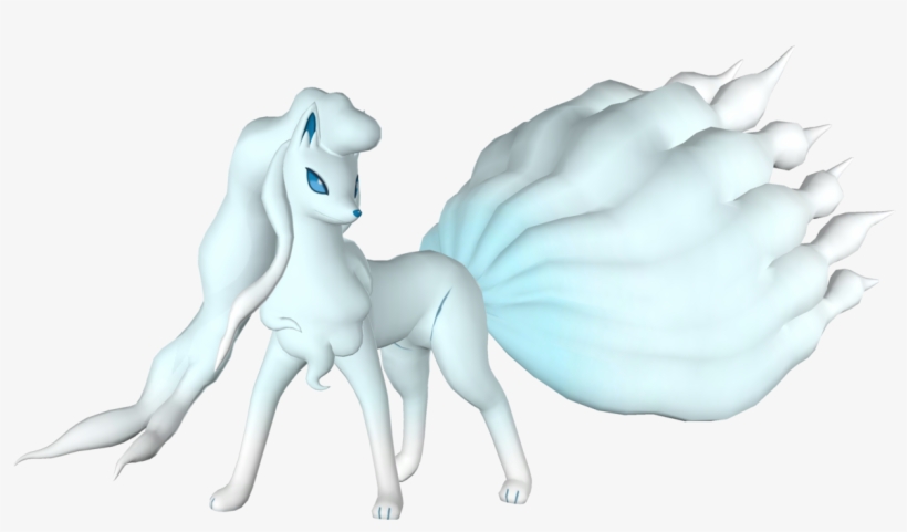 Png - Alolan Ninetales Render, transparent png download