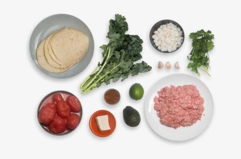 Mexican Pork Pozole With Avocado, Lime & Crispy Tortilla - Mexican Ingredients Png, transparent png download