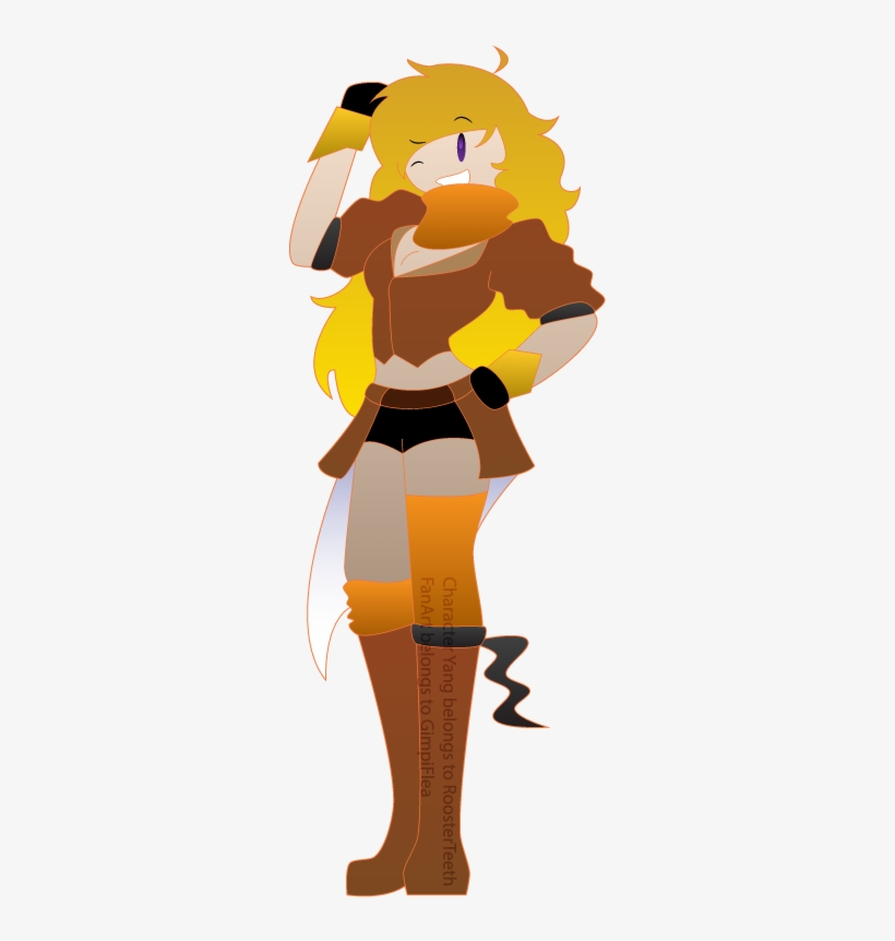 I Love The Show Called Rwby - Cartoon, transparent png download