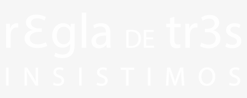 Regla De Tr3s Logo Blanco - Close Icon Png White, transparent png download