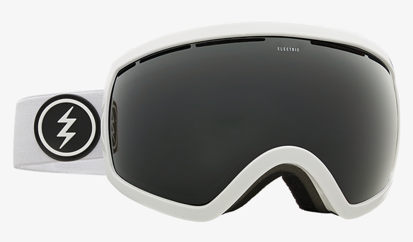 White With Jet Black Lens - Electric Eg2.5 2018 Goggles, transparent png download
