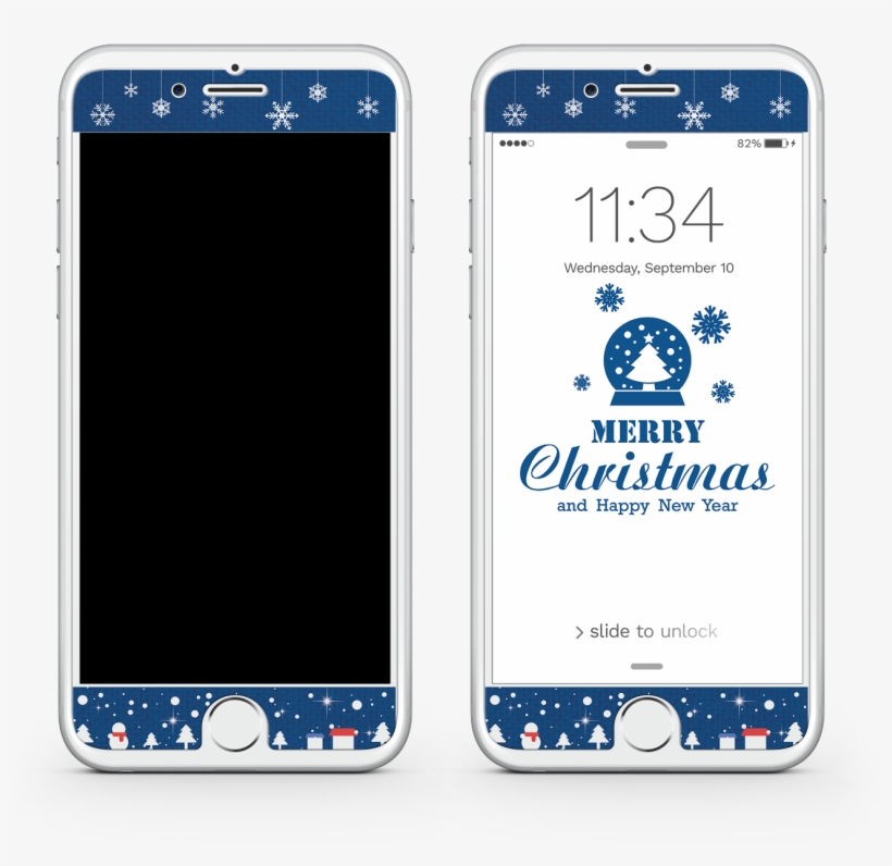 Iphone 7 Vivid Glass Screen Protector - Christmas Bookings Pvc Banner - Gold, transparent png download