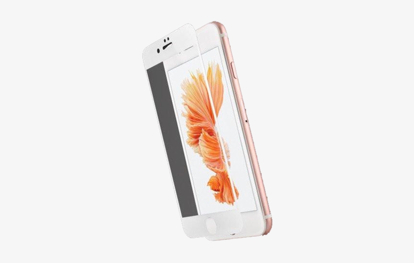Iphone 7 Tempered Glass Screen Protector Film - Usams Iphone7 3d Tempered Glass White Colour, transparent png download
