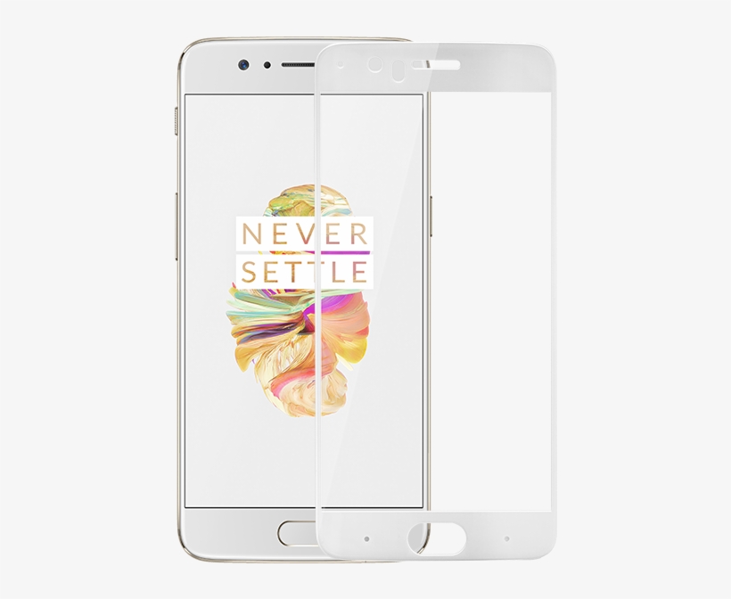 Glass Screen Protector For Oneplus 5t - Oneplus 5 (soft Gold, 6gb Ram + 64gb Memory), transparent png download