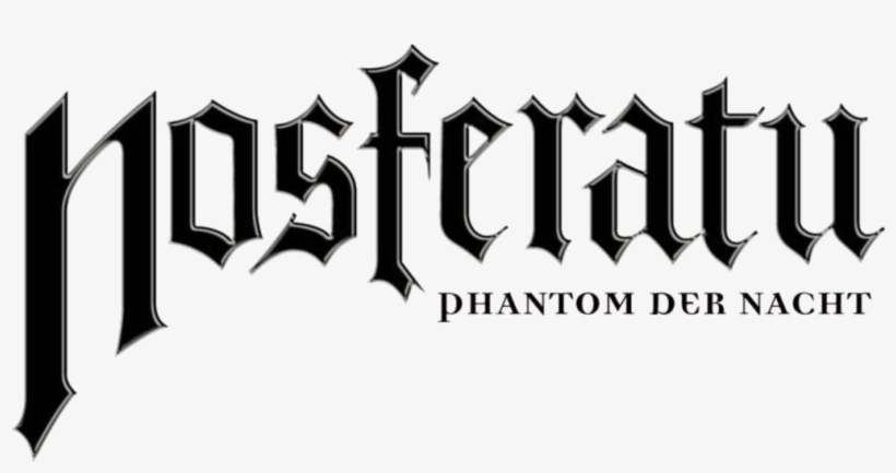 Nosferatu Phantom Der Nacht Movie Horizontal Black - Nosferatu Stencil, transparent png download