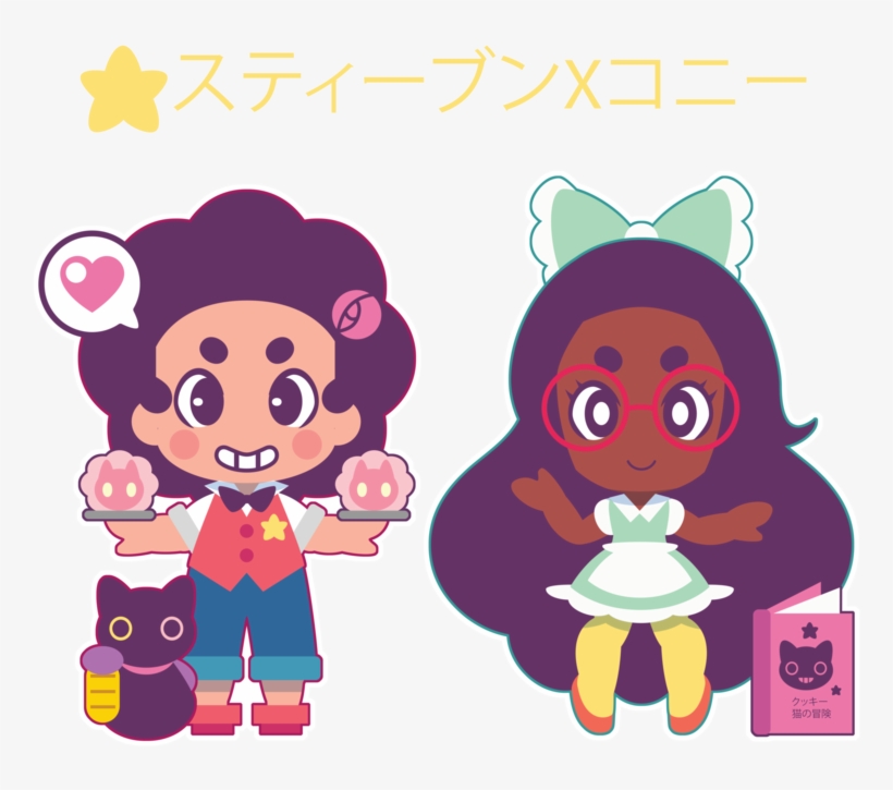 Chibi Butler & Maid Version Of Steven Universe And - Steven Universe Chibi Fanart, transparent png download