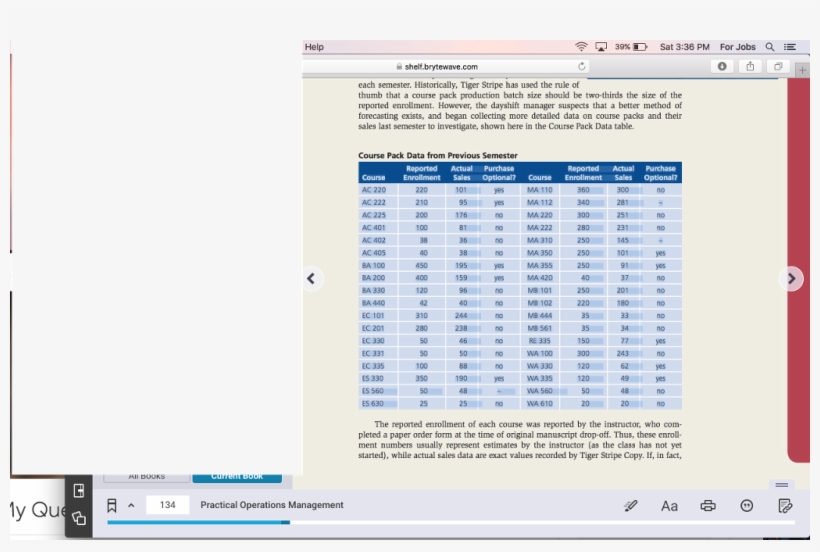 My Qu Help 134 Practical Operations Management Dat - .com, transparent png download