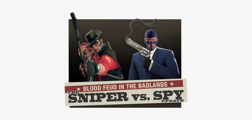 Sniper Vs Spy Titlecard Team Fortress 2 Sniper Vs Spy Png Image Transparent Png Free Download On Seekpng