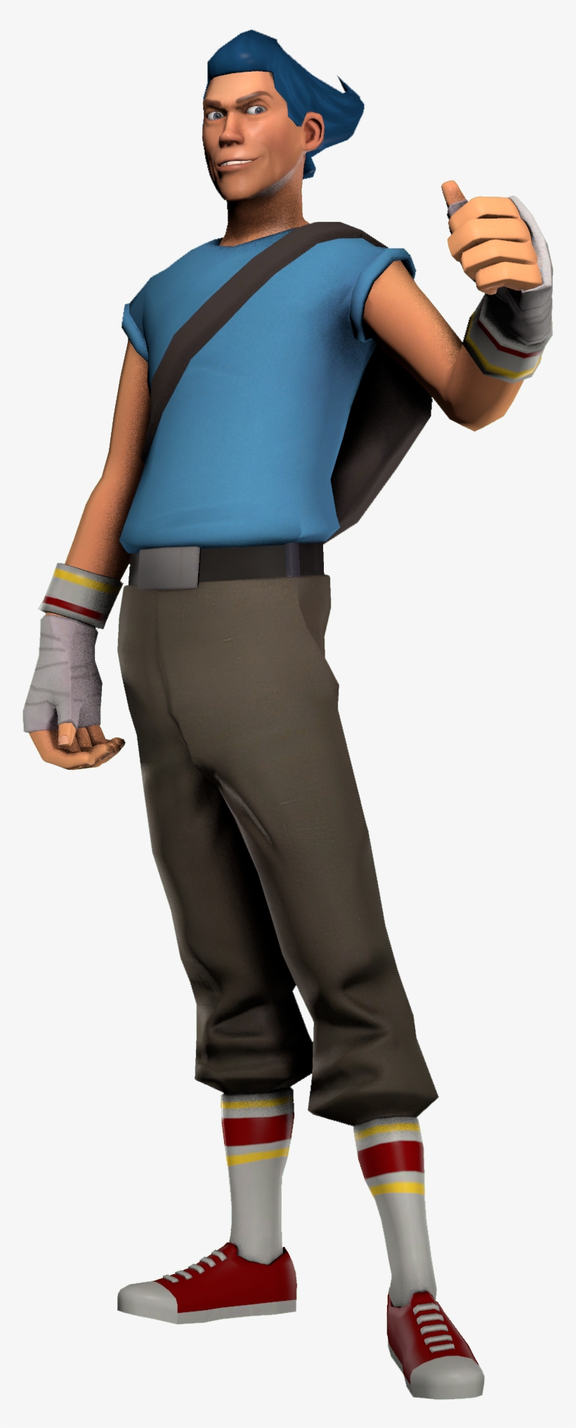I Tried To Recreate One A Sonic Pose With Scout - Figurine, transparent png download