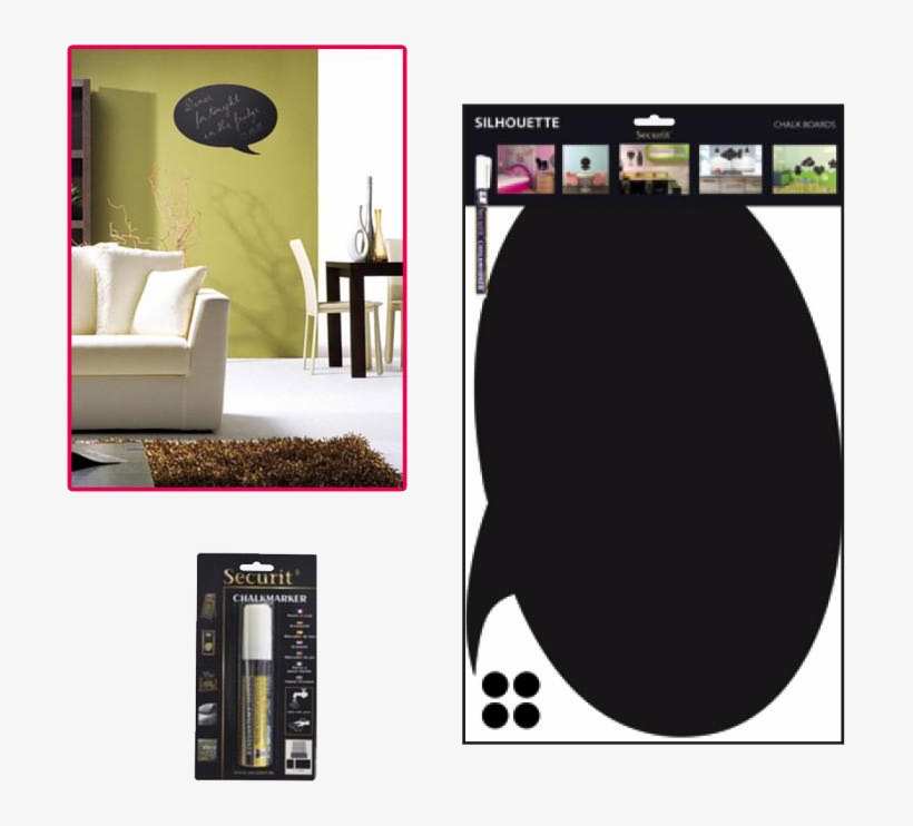 Pizarra Viñeta - Bubble Wall Blackboard, transparent png download