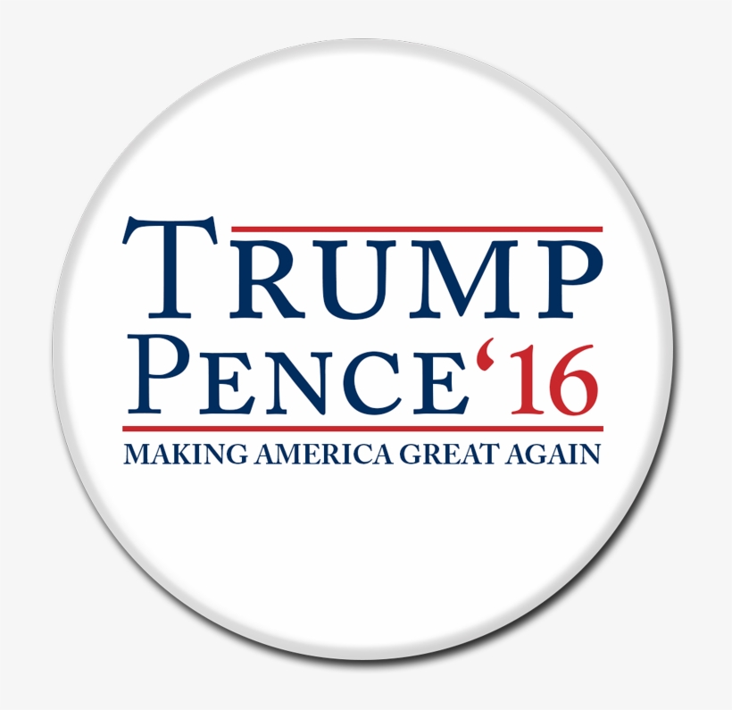 Trump Pence Button - Football Sign, transparent png download