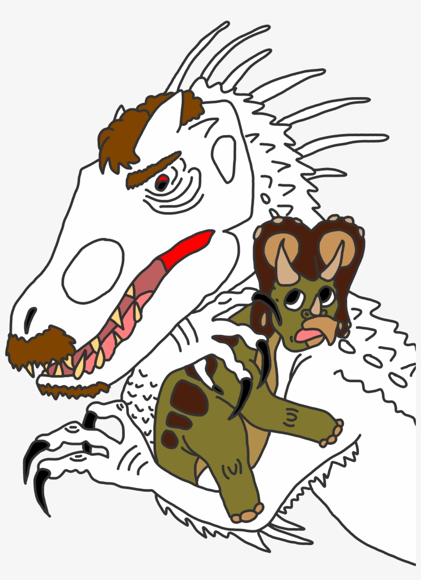 Stegoceratops Or Indominus Rex - Stegoceratops Vs Indominus Rex, transparent png download