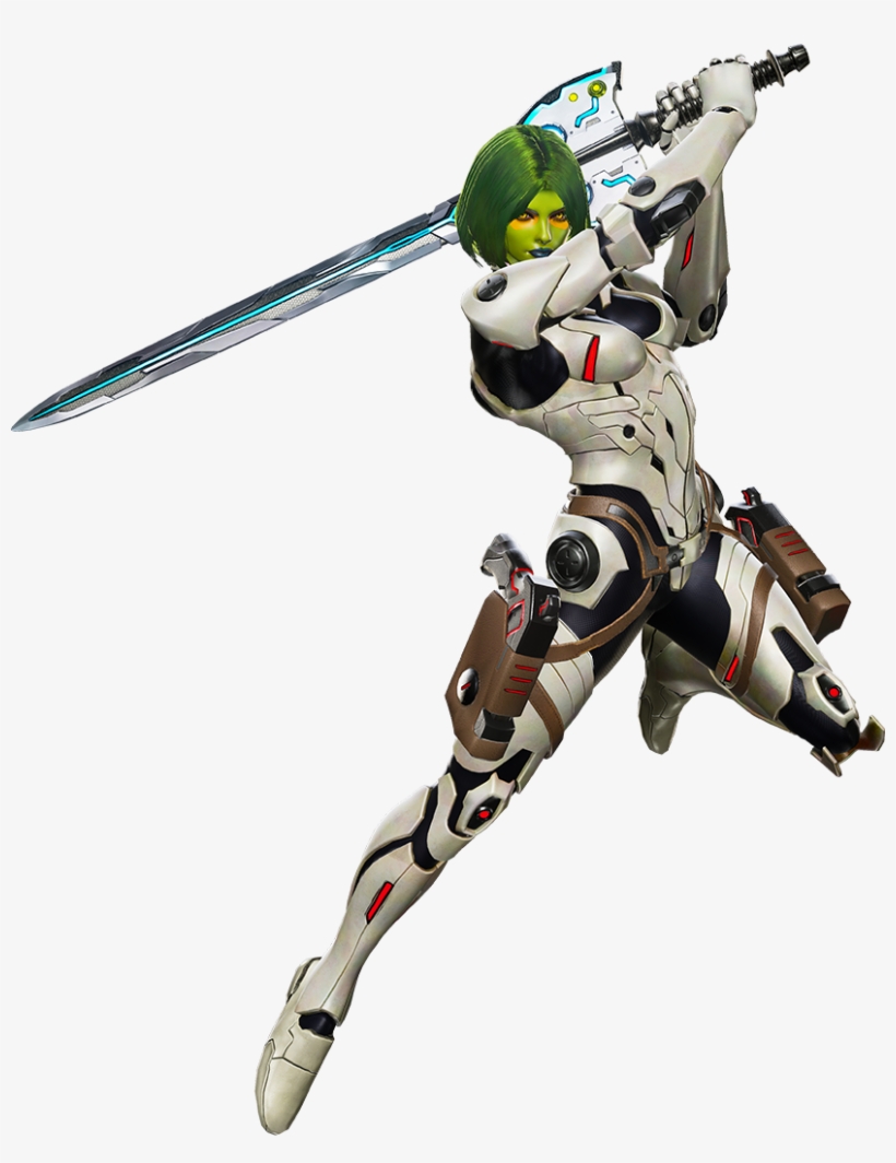 Gamora From Marvel Vs Capcom Infinite 0001 - Marvel Vs Capcom Infinite Gamora, transparent png download