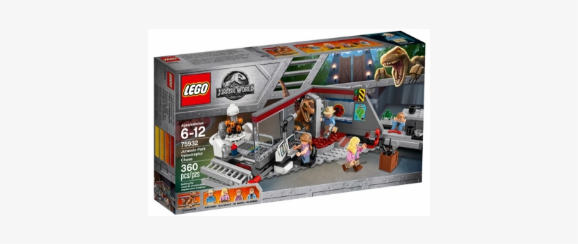 Lego Jurassic World Jurassic Park Velociraptor Chase - Jurassic Park Velociraptor Chase, transparent png download