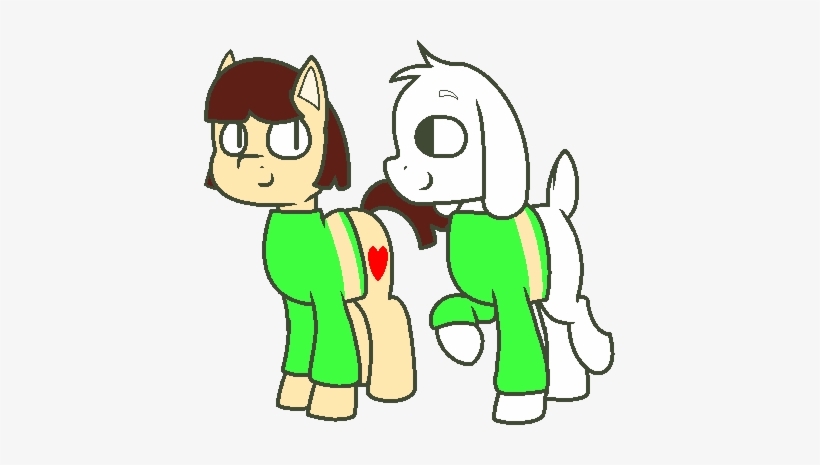 Itspeppertime Asriel Dreemurr Chara Ponified Safe Asriel En Pony Undertale Png Image Transparent Png Free Download On Seekpng