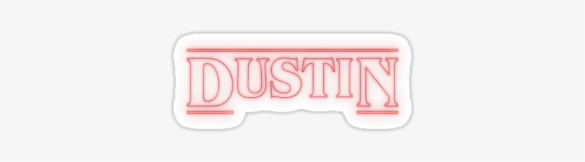 Stranger Things - Dustin - Label, transparent png download