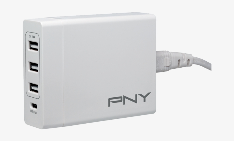 Fast Charger With Usb-c Power Delivery Eu - Pny Fast Charger Power Adapter, transparent png download