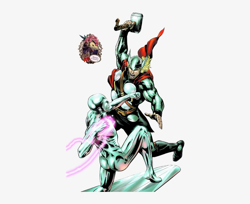 Thor Vs Silver Surfer - Mighty Thor (2011) #annual 1: A: Zircher, transparent png download