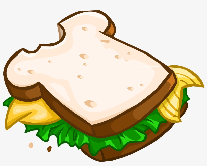 Favorite Fluffy Sandwich Icon - Club Penguin Sandwiches, transparent png download