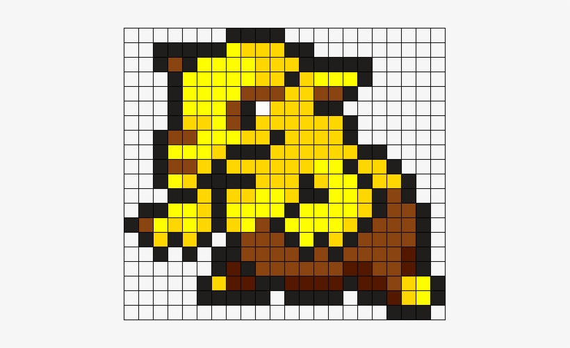 Drowzee Pokemon Bead Pattern Perler Bead Pattern / - Drowzee Pokemon Perler, transparent png download