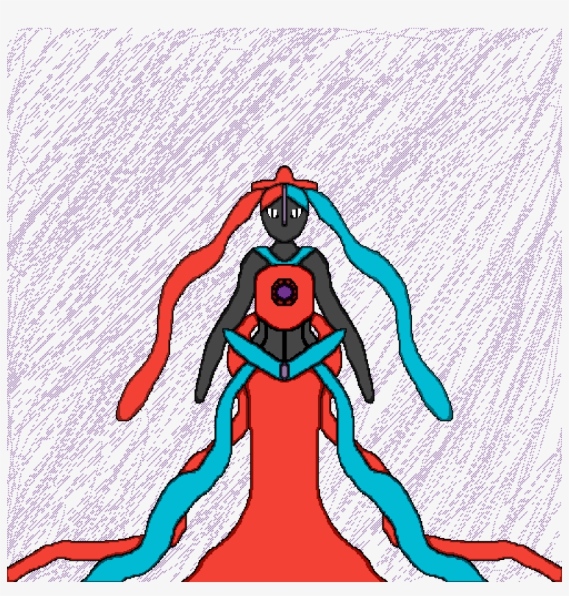 Femenine Deoxys - Illustration, transparent png download