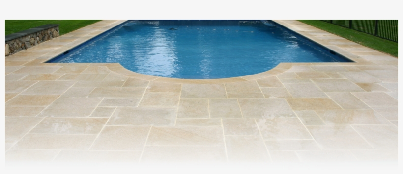 Concrete Pool Deck - Stained Stamped Concrete Pool, transparent png download