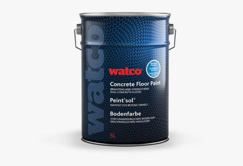 Watco Concrete Floor Paint 5l Can - Red Bull, transparent png download