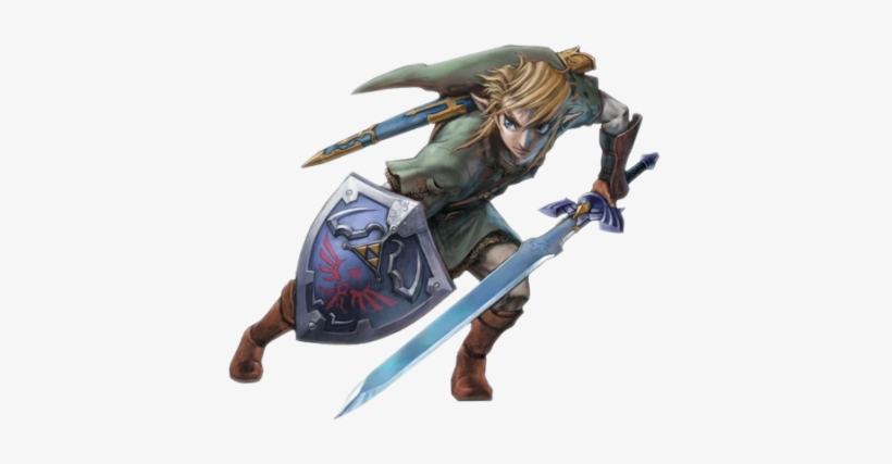 Wielding The Master Sword Of Editing - Twilight Princess Link Master Sword, transparent png download