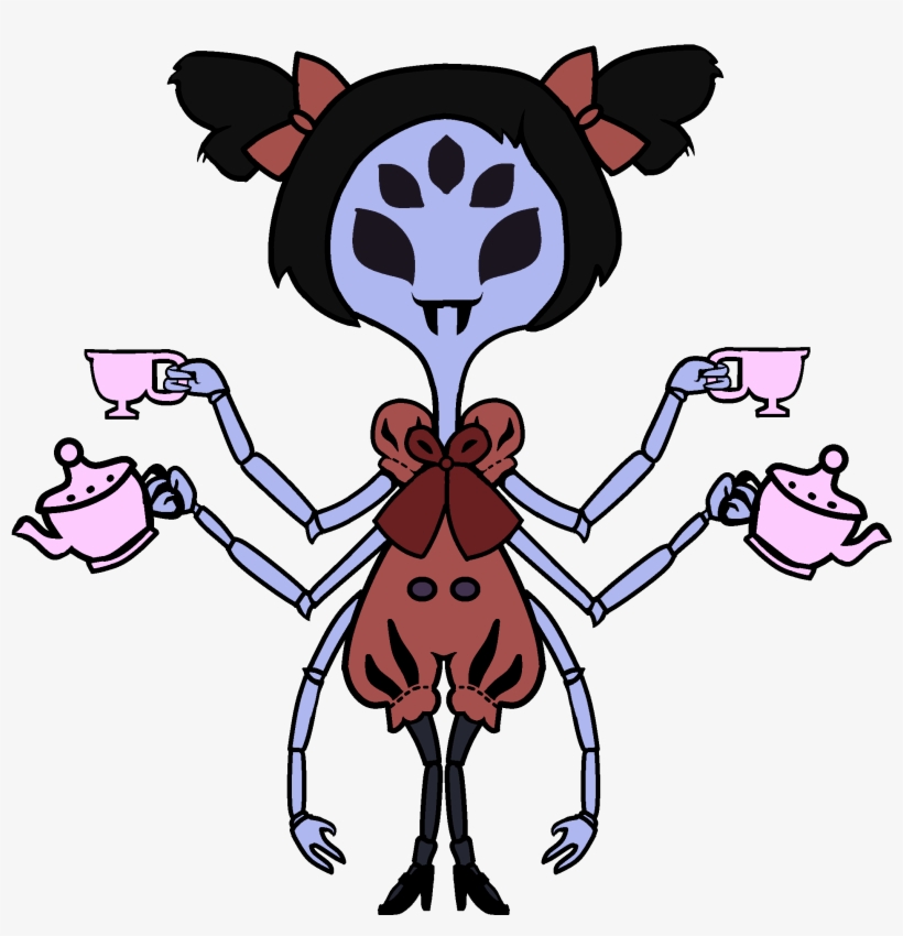 A Slightly Less Hd Muffet Because I Forgot To Shade - Gif, transparent png download