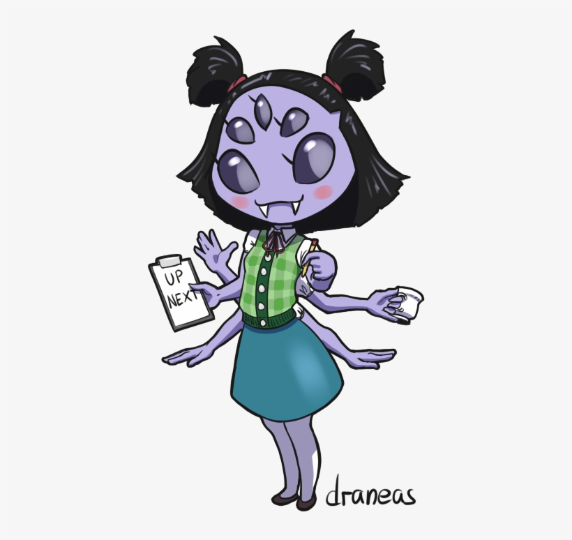 Chibi Muffet - Undertale Chibi Muffet, transparent png download