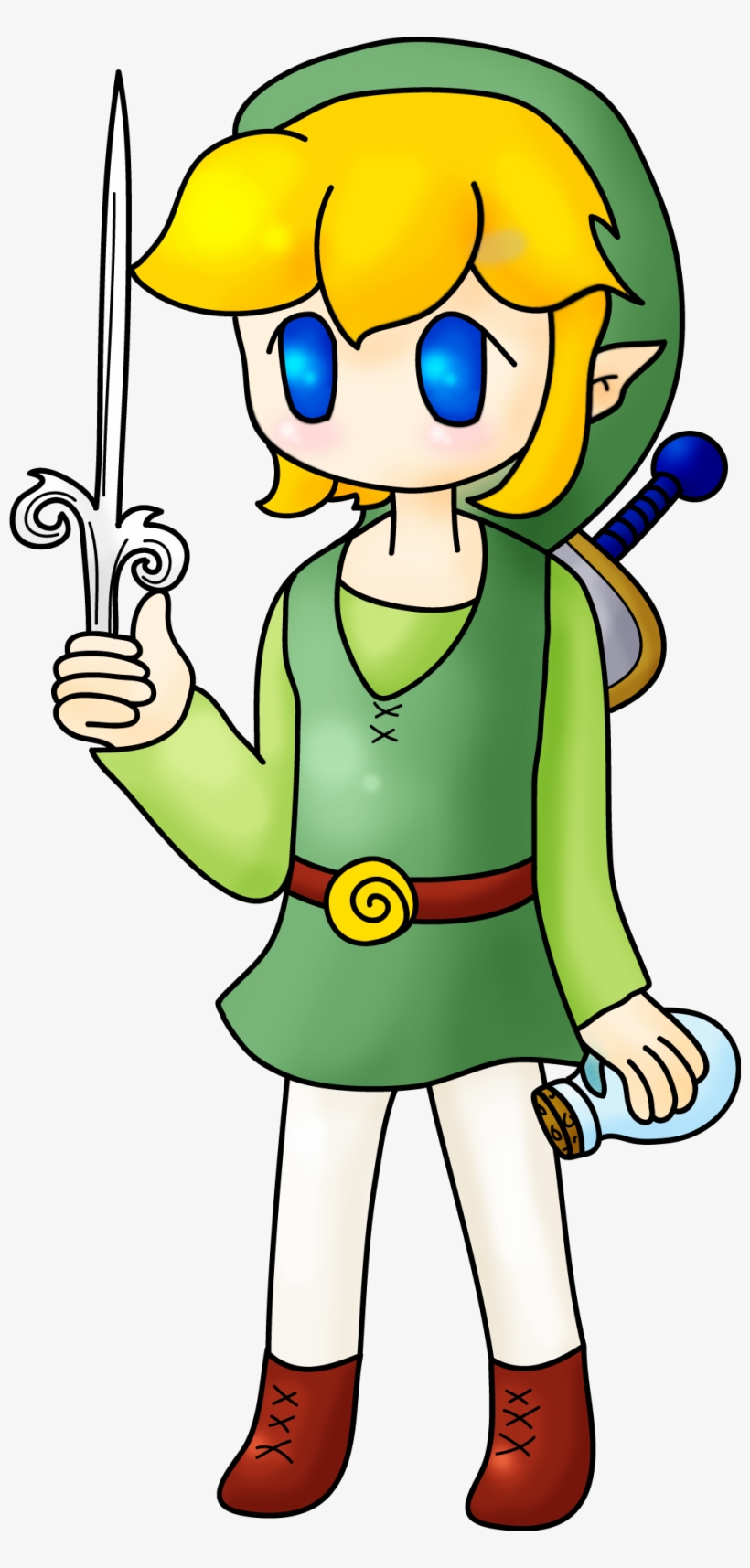 Wind Waker Link - Link, transparent png download